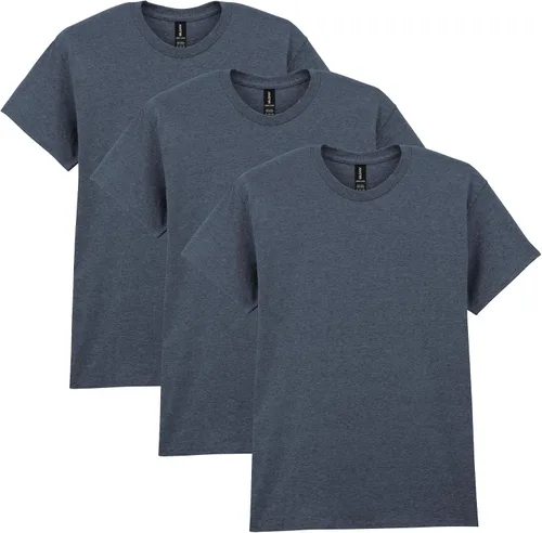 Vista 56 de Gildan Camiseta de algodón pesado para adultos, estilo G5000, paquete múltiple Gris ceniza (paquete de 2)
