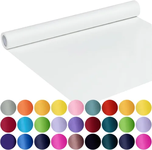 Vista 9 de SMART&CASUAL Papel de regalo negro de 17.8 x 760 pulgadas (63 pies) de papel kraft para regalo, tablón de anuncios, ramos, flores, niños, embalaje