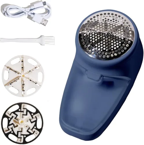 Vista 8 de Nori Trim Fabric Shaver - Removedor de pelusa para Ropa y Muebles - Azul