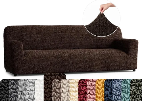 Vista 41 de PAULATO BY GA.I.CO. Funda para Silla - Funda para Sillón - Funda para Sillón - Funda de Tela Suave - Protector de Muebles Elegante de Ajuste Ceniza