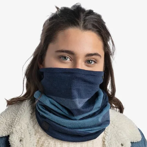 Vista 3 de BUFF Adult Merino Wool Move Neck Gaiter, Headband & Winter Neck Warmer, Ski Mask & Face Shield, Worn 12+ Ways, One