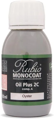 Vista 81 de Rubio Monocoat Muestra de Tinte y Acabado para Madera - Niebla 5% Aceite Plus Parte A Aceite de linaza para madera de secado rápido y ecológico
