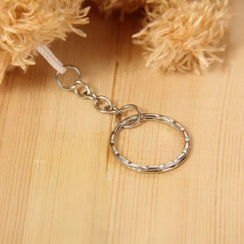 Vista 5 de Lindo Llavero de Animal de Peluche Perro, Animal de Peluche Suave, Accesorio de Moda, Clips para Mochila, Regalo para Jardín de Infantes, Colgante