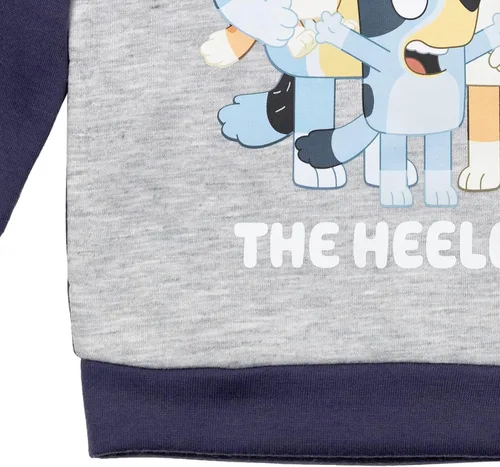 Vista 7 de Bluey Mom Dad Bingo Fleece Sudadera con capucha para niños pequeños a niños grandes