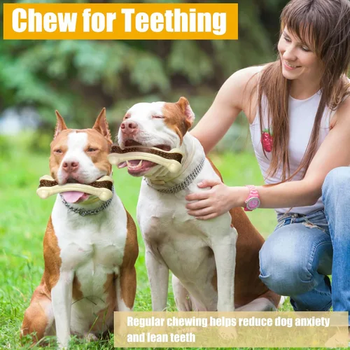 Vista 4 de Sosation 10 juguetes masticables para perros para masticadores agresivos