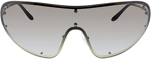 Vista 2 de Prada PR 73VS ZVN0A7 - Gafas de sol ovaladas de metal dorado con lente degradado gris