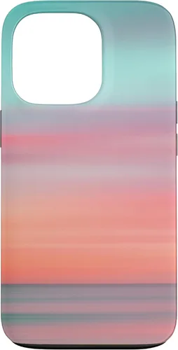 Vista 10 de Funda hawaiana para iPhone 17, diseño de playa tropical de Hawái, color azul melocotón