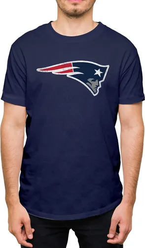 Vista 9 de Hybrid Sports NFL - Distressed Team Logo - Officially Licensed Adult Short Sleeve Fan Tee for Men & Women