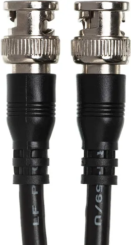 Vista 3 de Hosa BNC-59-115 75-ohm Coaxial, BNC a BNC, 15 pies