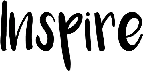Vista 4 de Vinilo adhesivo para pared – Inspire – 2.5 in x 5.0 in – Pegatina inspiradora para la piel del ordenador portátil – Pequeño adhesivo extraíble
