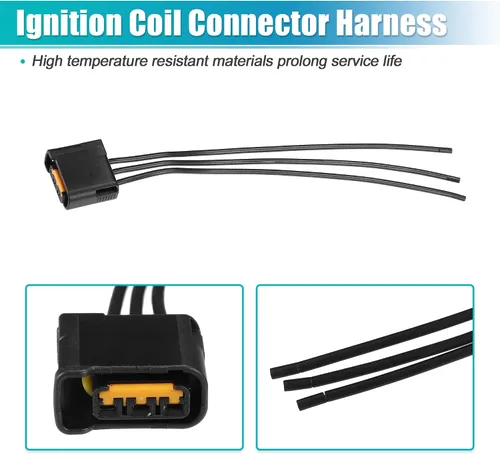 Vista 5 de uxcell Conector de bobina de encendido para Subaru Impreza 2002-2014 para Subaru Legacy 2005-2009