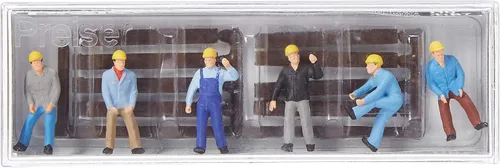 Vista 3 de 10034 Track Workers w/Ties Figura de escala HO
