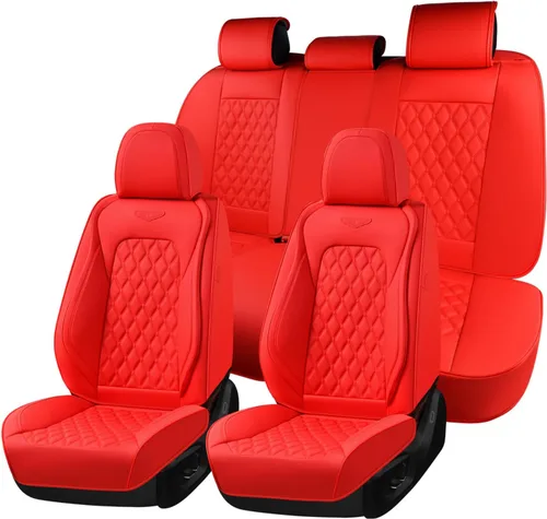Vista 59 de Coverado Fundas de asiento delantero, fundas de asiento delantero de automóvil, fundas de asiento de piel de napa para automóviles, fundas