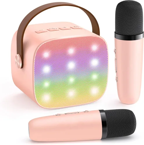 Vista 18 de YLL Máquina de karaoke para niños y adultos, regalos de cumpleaños para Negro