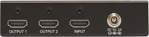 Vista 2 de Eaton Tripp Lite Series Divisor HDMI 4K de 1 entrada y 2 salidas, 4K a 60 Hz, soporte de resolución múltiple para proyector de TV de pared de video