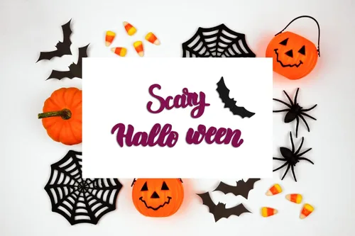 Vista 3 de Troqueles de corte de palabras de Halloween para hacer tarjetas y decoraciones de álbumes de fotos, letras de calavera fantasma, troqueladas
