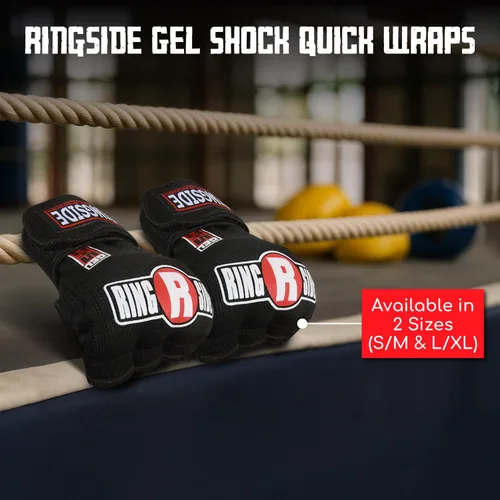 Vista 2 de Ringside guantes de entrenamiento de envoltura rápida para Muay Thai, MMA, Kickboxing