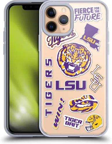Vista 104 de Head Case Designs Funda de gel suave con licencia oficial de la Universidad Estatal de Louisiana LSU Camou compatible con Apple iPhone 7 Plus/iPhone
