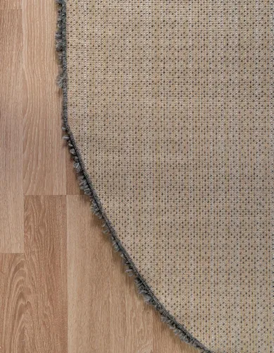 Vista 186 de Unique Loom Colección Davos Shag - Alfombra Lino