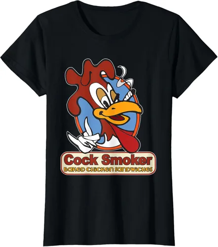 Vista 43 de Kevin Smith Jay & Silent Bob Reboot Cock Smoker Logo Dark Camiseta, Negro