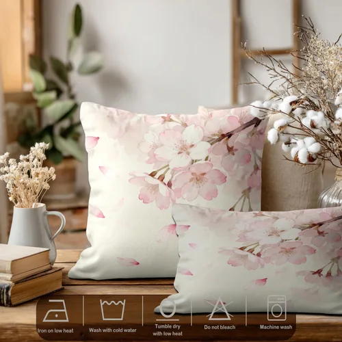 Vista 398 de Batmerry Autumn Pumpkin Templeton Throw Pillow Covers, Green Leaves Paths Forests Decorative Pillow Covers Digital Printing Blended for Couch Sofa