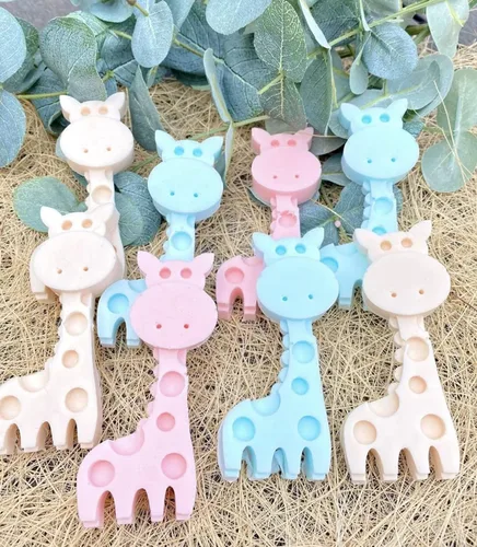 Vista 5 de Giraffe Soap Favors - Giraffe Baby Shower Favors, Boy Girl Baby Giraffe Decorations, Safari Jungle Baby Shower Party Gift