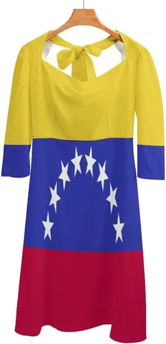 Vista 5 de Vestido de la bandera de Camboya para mujer, vestido suelto casual de verano, vestido largo de manga corta para niñas, faldas de moda