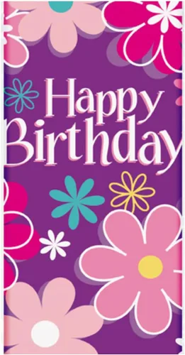 Vista 5 de Unique Blossom - Servilletas de papel para bebidas de cumpleaños, 5 x 5 pulgadas, 16