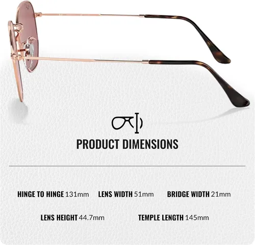 Vista 61 de Ray-Ban RB3548N Lentes planas hexagonales, gafas de sol cuadradas y redondas con kit oficial de gafas