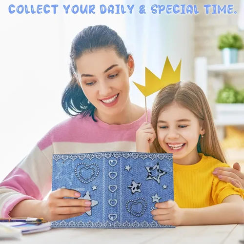 Vista 5 de Qivine Kpop Carpeta para tarjetas fotográficas, soporte A5 con 40 páginas, libro portátil para tarjetas fotográficas, libro conmemorativo