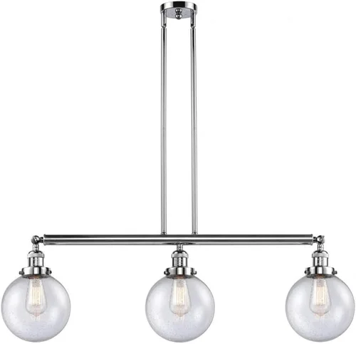 Vista 40 de Innovations 209-SN-HFS-82-SN-LED Colgante Isla LED de Franklin Restoration Collection 9.00 pulgadas Níquel