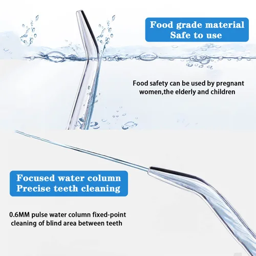Vista 4 de Cabezales de repuesto para Waterpik, hilo dental de agua, puntas de repuesto oral de otras marcas para irrigador dental de agua Water Pik
