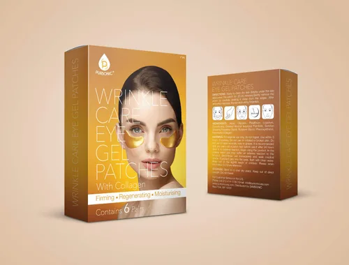 Vista 2 de PURSONIC Parches de gel para ojos con colágeno para el cuidado