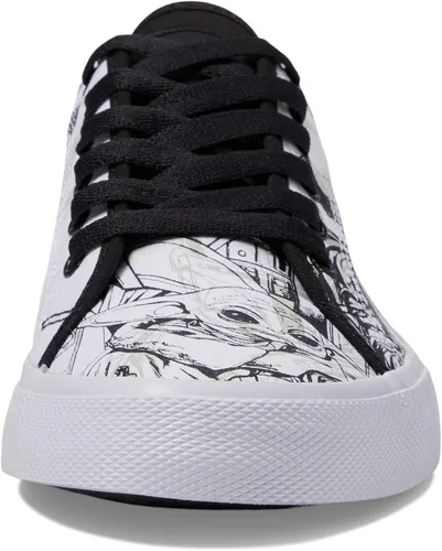 Vista 6 de DC X Star Wars The Mandalorian - Tenis de patinaje para hombre, BlancoNegro (Manual)