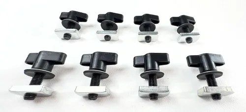 Vista 3 de Tornillos de tuercas universales fáciles de poner y quitar, compatibles con modelos Jeep WranglerYJ TJ JK