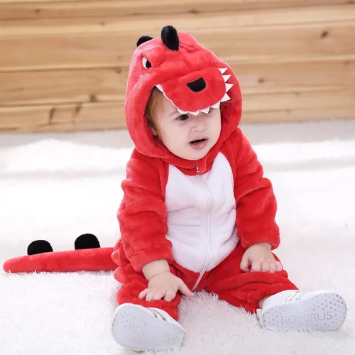 Vista 9 de TONWHAR Disfraz unisex para bebé, traje de animal para niños pequeños y niños
