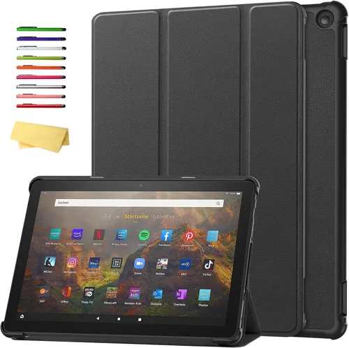 Vista 98 de Funda para Amazon Kindle Fire HD 8 y Fire HD 8 Plus (12ª/10ª generación, versión 2024/2022/2020) de 8 pulgadas, UUcovers con soporte triple