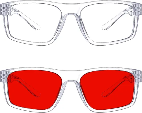 Vista 290 de Eyekepper Gafas de luz azul para hombre y mujer, paquete de 6 lentes Pilot Paquete de 6 color mezclado