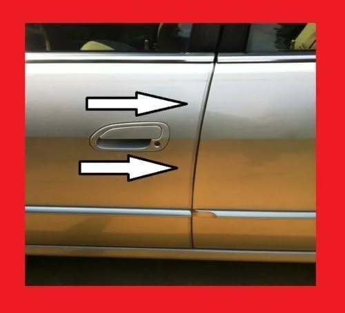Vista 5 de Moldura protectora transparente para borde de puerta de auto, para todos los modelos, kit hágalo usted mismo