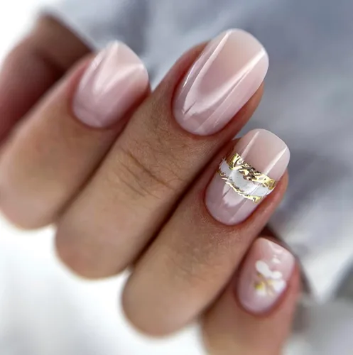 Vista 3 de Dan's Nails Angel Peach Nude Set de Gel de Capa Base de Goma Sistema de Remoción Fácil - Lámpara UV/LED