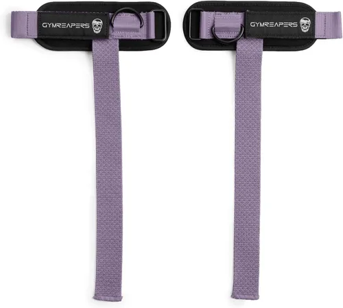 Vista 11 de Gymreapers Correas de elevación GripLink: correas de muñeca resistentes con anillo en D con cuentas de agarre de silicona antideslizantes, soporte