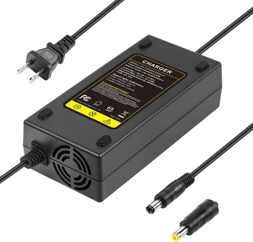Vista 8 de Cargador eléctrico de 54.6V 2A para carga rápida y segura de 48v de batería de iones de litio 13S