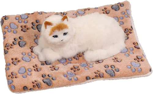 Vista 7 de Manta acogedora para gatos para ansiedad y estrés, manta calmante