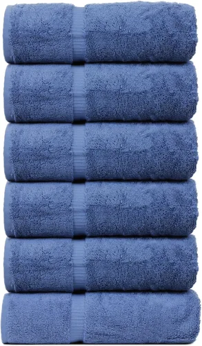 Vista 39 de Colección Luxury Hotel & Spa Altamente Absorbente, Secado Rápido 100% Algodón Turco 700 GSM, Toalla Eco Amigable, para Baño Borde Dobby Toalla
