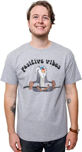 Vista 2 de Disney Lion King Rafiki Positive Vibes - Camiseta para hombre