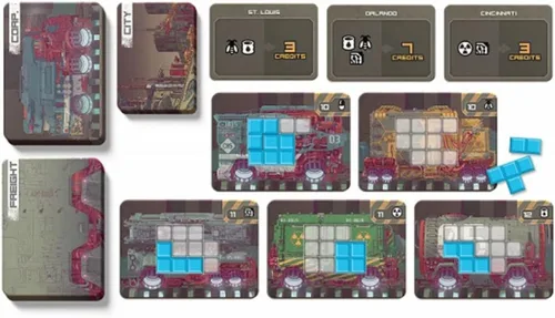 Vista 4 de Juego de mesa de coches de carga