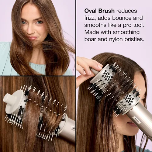 Vista 9 de Shark FlexStyle Air Multi-Styler y sistema de secado Cepillo secador de pelo para soplados con rizadores Coanda de envoltura automática, cepillo