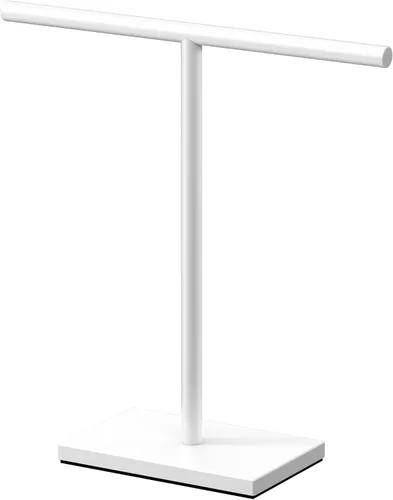 Vista 9 de Gatco 1444B, Soporte para Toallas de Mano Independiente con Base Rectangular Moderna, Latón Cepillado / 10.50" de ancho x 11.13" de alto Soporte