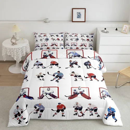 Vista 12 de Feelyou Juego de edredón de animales de zoológico, tamaño individual, juego de ropa de cama de animales de dibujos animados para niños, niñas