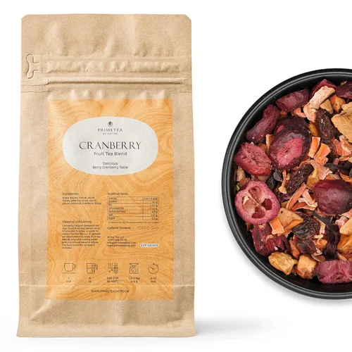 Vista 15 de Prime Tea Grandma's Fruit Basket – Exquisita fruta tisana, hojas sueltas orgánicas de primera calidad, deliciosa mezcla de té de hierbas, natural